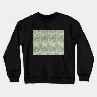 Tulip by William Morris, Vintage Textile Art Crewneck Sweatshirt